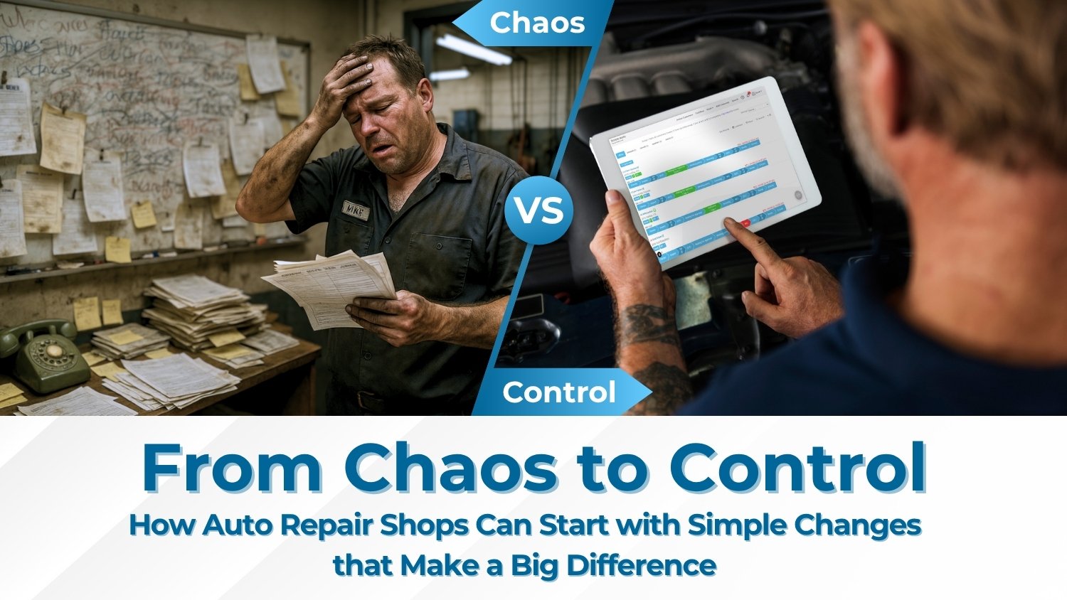From Chaos to Control: How Auto Repair Shops Can Start with Simple Changes that Make a Big Difference
