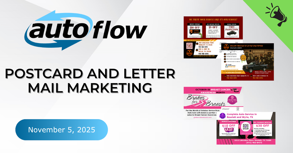 Autoflow Launches Customer Acquisition and Retention Mailers to Boost Business and Customer Engagement